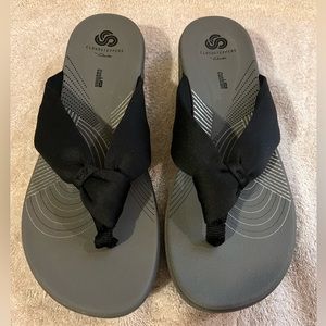 Ladies Cloudsteppers by Clarks Black/Gray - Arla Glison - Size 9M